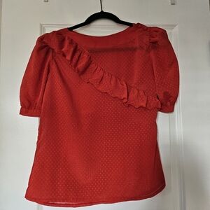 Vintage Rosaly's Ruffle Pin Up Top